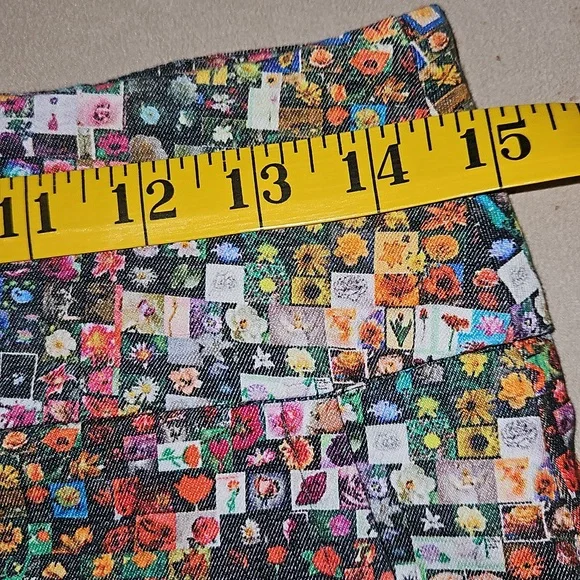 Lisette multi colored mini skirt - Picture 4 of 6